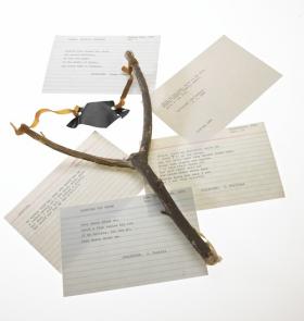 Slingshot and children's rhymes recorded on cards, 1965-1983