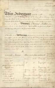 Convict Indenture