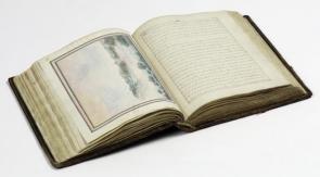 William Bradley's Journal titled 'A Voyage to New South Wales', December 1786 - May 1792, one of the nine First Fleet journals held by the State Library of NSW.