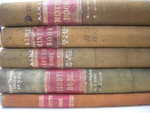 A selection of Union Minute Books