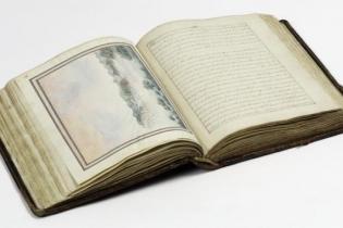 William Bradley's Journal titled 'A Voyage to New South Wales', December 1786 - May 1792, one of the nine First Fleet journals held by the State Library of NSW.