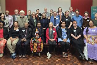 Group photo of Pacific Collections workshop participants, courtesy of the International Centre for Documentary Heritage (ICDH).